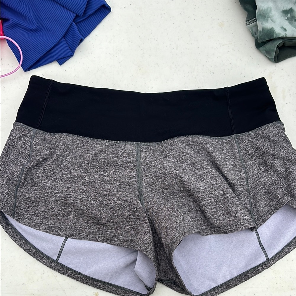 Women's Heather Gray Athletic Shorts